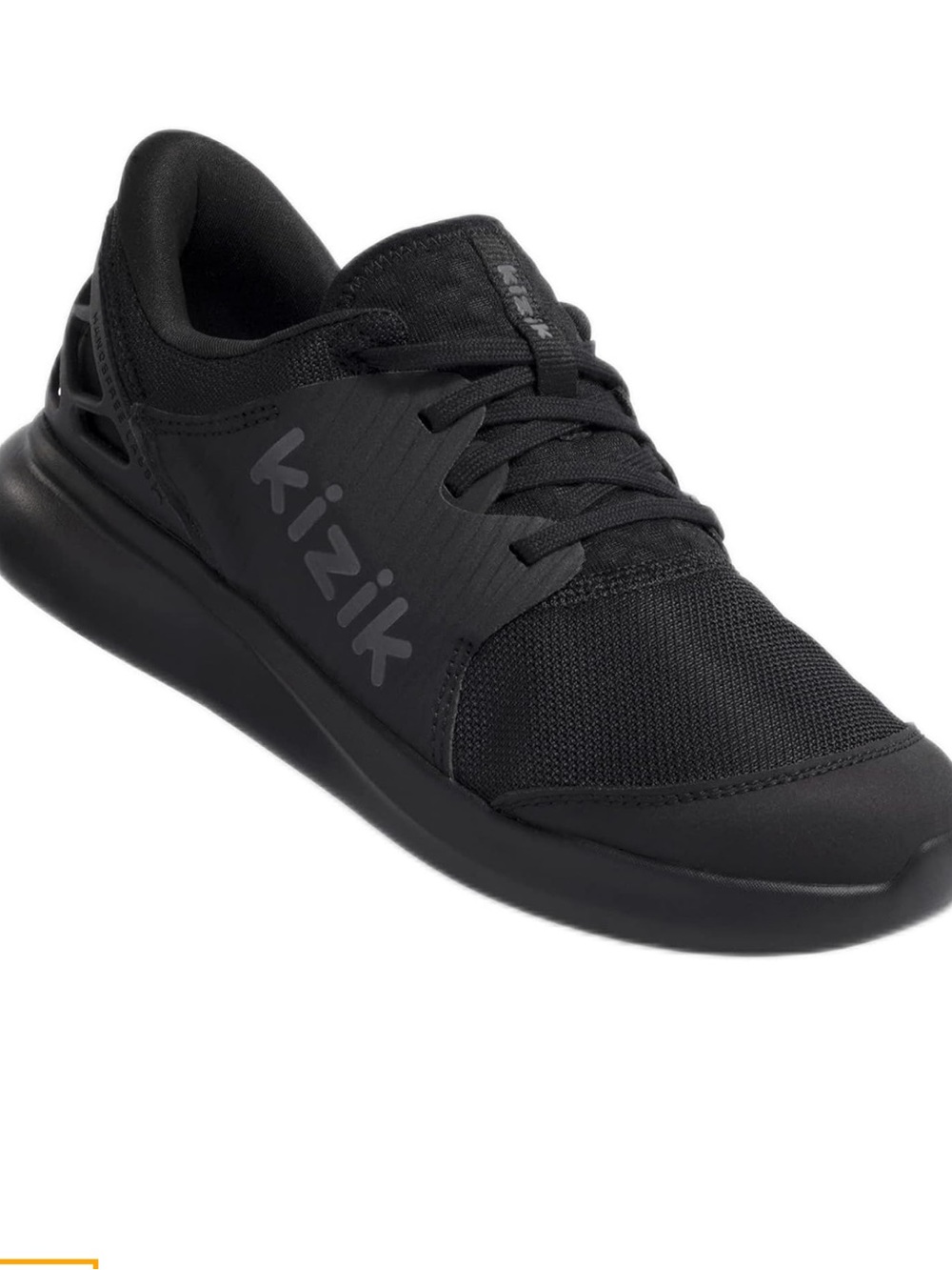 Kizik Kids Black Slip-On Sneaker with Easy-Wear Design